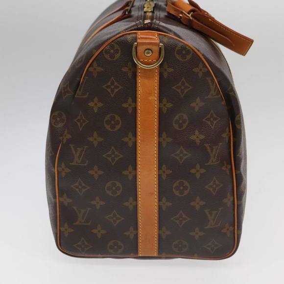 LOUIS VUITTON Monogram Keepall 50 Boston Bag M41426 LV Auth 95599 - Picture 3 of 16